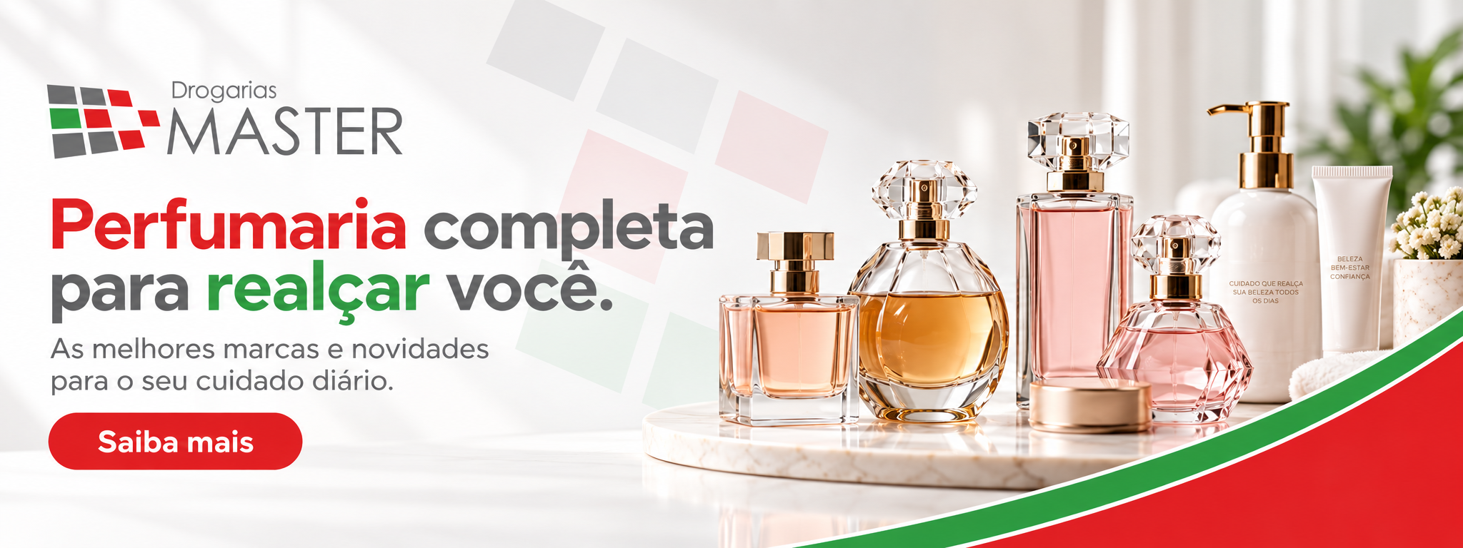 Drogarias Master - Perfumaria completa para realçar você